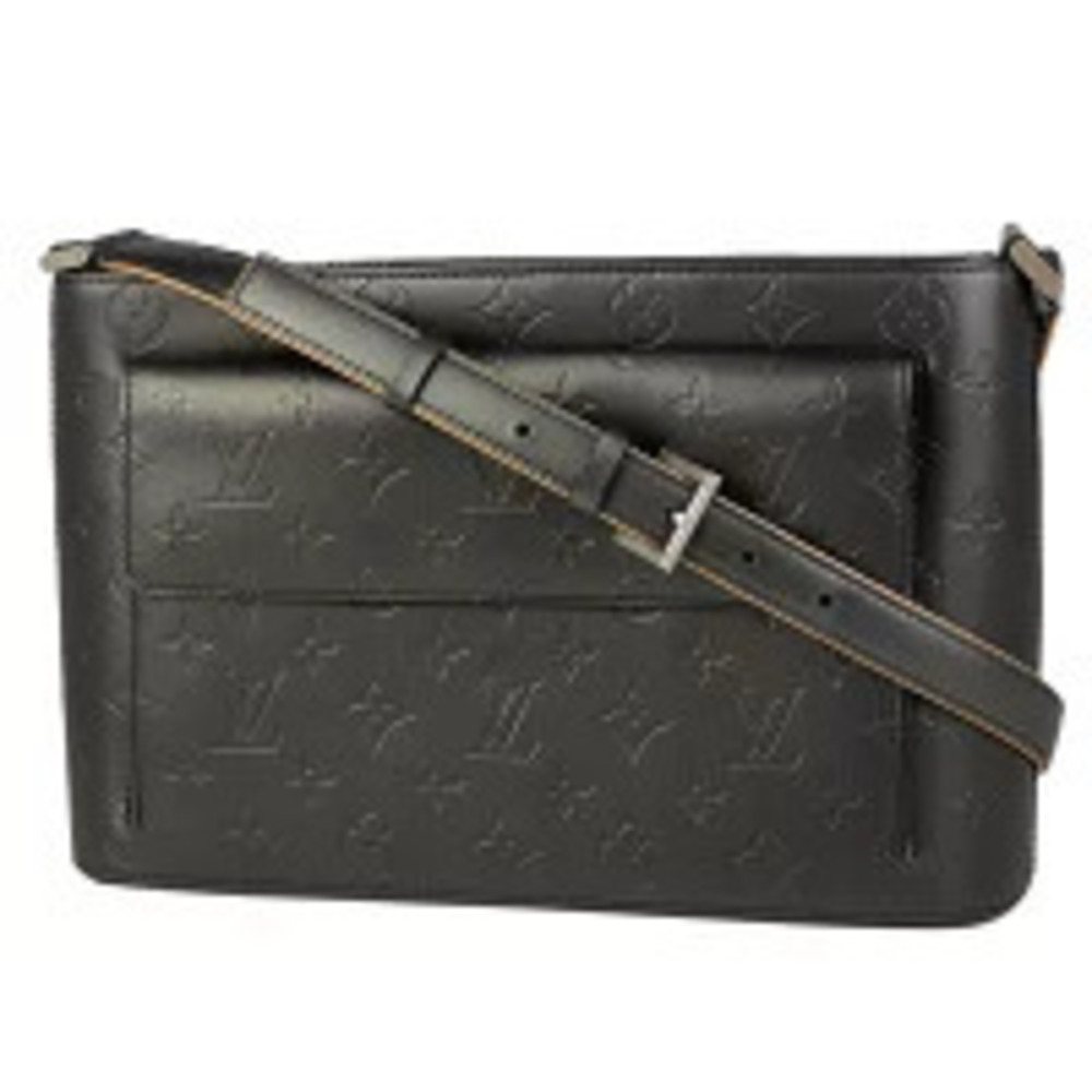 Louis Vuitton Alston Shoulder Bag Monogram Matte Noir Black